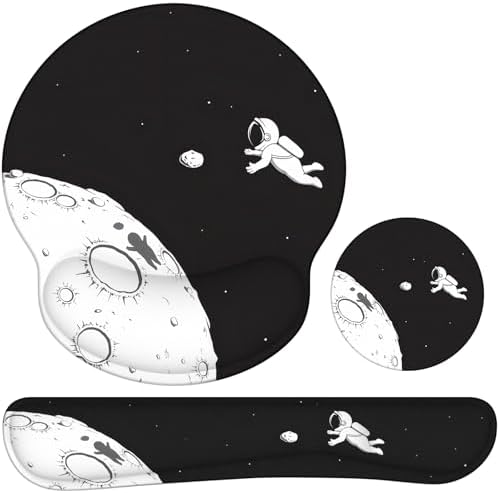 Ergonomic Mouse Pad with Wrist Rest and Keyboard Wrist Rest, Mousepad