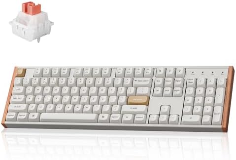 Keychron K10 HE 100% Wireless Hall Effect Keyboard, Silent Red Switch