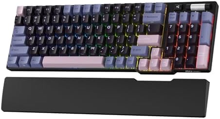 RK ROYAL KLUDGE RK96 RGB Wireless Mechanical Gaming Keyboard w/Wrist Rest