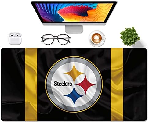 XXL Professional Gaming Mouse Pad, Large Computer Keyboard Mouse Mat Desk Pad with Non-Slip Base and Stitched Edge for Home Office Gaming Work, 31.5x15.7in Extended Mouse Pad Desk Accessories