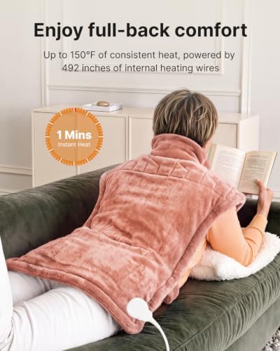 RENPHO Weighted Heating Pad for Neck, Shoulders & Back, Christma Gifts
