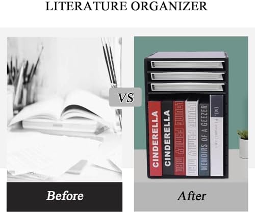 Mail Organizer 11 Slots, Literature Organizer for Classroom, Office, Home