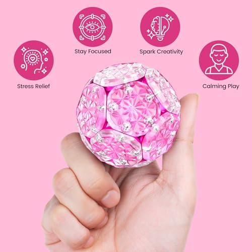 Magnetic Fidget Sphere, Adult Fidget Toy for Focus & Stress Relief