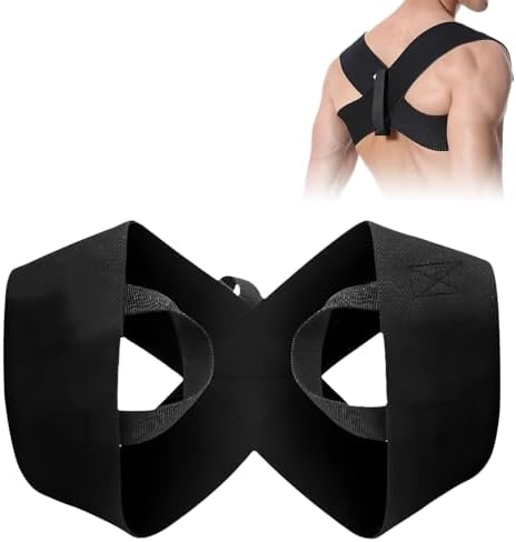 OLITE Fitness Heavy Shoulder Straps,Bench Press & Shoulder Training Assist Straps, Chest-Opening & Back-Straightening Support,Open Shoulder Assist Straps Shoulder