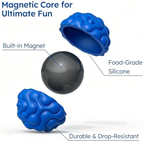 Magnetic Sensory Fidget Balls (8PCS), Weighted Magnet Balls Fidget Toys