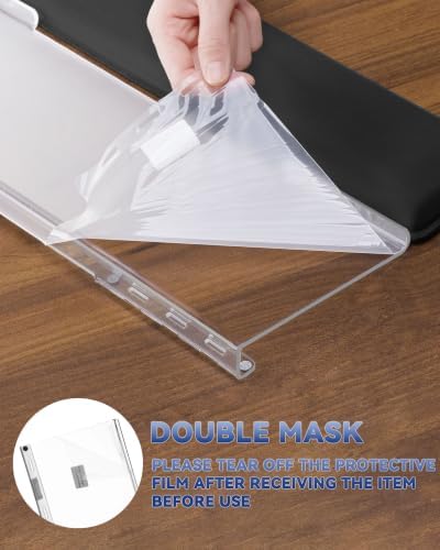 Adjustable Computer Keyboard Stand for Desktop, Keyboard Wrist Rest(Clear)