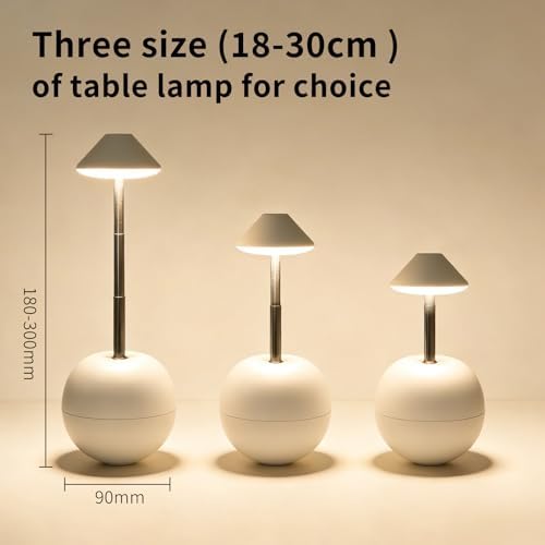 Rechargeable LED Table Lamp, Tumbler Cordless Lamp