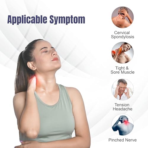 Wonder Care Neck Brace for Sleeping Cervical Collar Relief Neck Pain and Neck Support Soft Foam Wraps Relief of Cervical Spine Pressure for Women & Men (Grey, Small, 3" Depth)