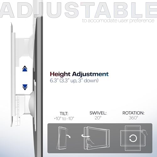 VIVO White 17-32 in Single Monitor Wall Mount, MOUNT-VW01AW