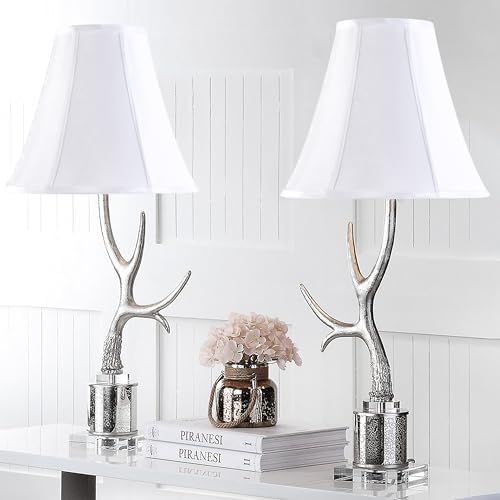 GO&SO Set of 2 Bell Lamp Shades, White, Medium, 6" x 13" x 9.8"
