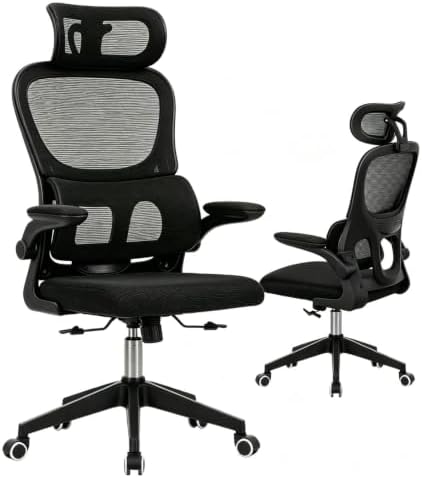 Ergonomic Office Chair, 135° Reclining Office Chair with Lumbar Support