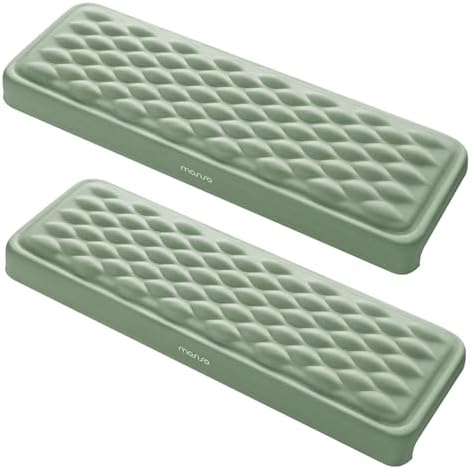 MOSISO Arm Rest for Desk, L-Shaped Desk Elbow Pad for Desk, Antique Green