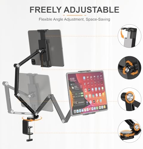 Houele Tablet Stand Holder iPad Stand for Desk iPad Desk Mount