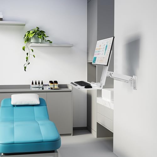 Mount-It! MedHub Wall-Mounted Medical Workstation