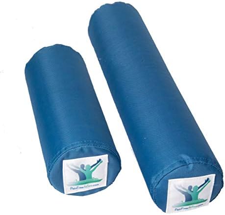 Pain Free At Sea-Posture Long & Short Foam Roll/Towel to place under the NECK & LOW BACK to RELAX & REDUCE TENSION, PAIN-Regain the Natural Curvature of the Spine+ Balance & Function of the Pelvis