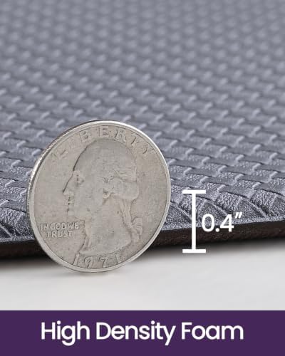 DEXI Kitchen Floor Mats Cushioned Anti Fatigue Runner, 17x29+17x59 Grey