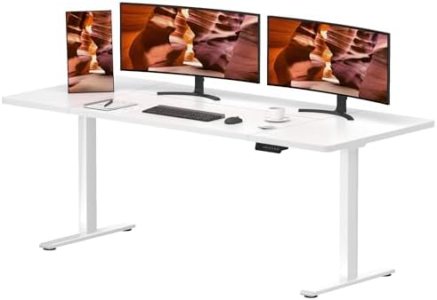 79''x31''Dual Motor Adjustable Large Standing Desk for Home Office