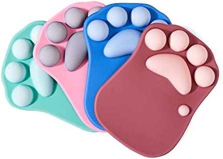 Cat Paw Mouse Pad, Ergonomic Mouse Mat with Wrist Support