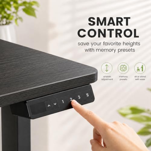 56"x24" Electric Standing Desk, Height Adjustable Desk