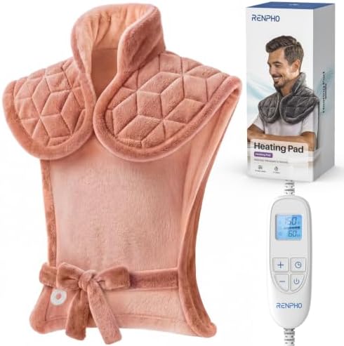 RENPHO Weighted Heating Pad for Neck, Shoulders & Back, Christma Gifts