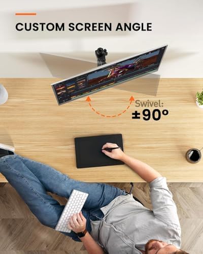 Ergear Single Monitor Mount for 13-32 Inch Screens,17.6 lbs Capacity