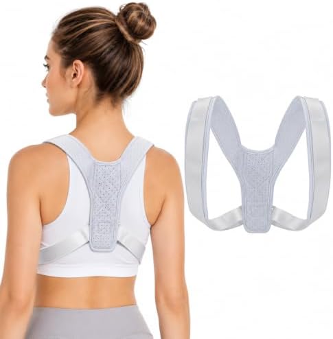 FOMIYES Breathable Posture Corrector Back Brace Back Support Brace for Hunchback Correction Adjustable Posture Correction Belt