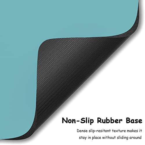 Dapesuom Small Mouse Pad, 5 x 6 Inch Thick Rubber Premium-Textured Non-Slip Portable & Washable Mini Mouse Mat for Women Men Wireless Laptops Keyboard Tray Gaming Work Computer Office Travel, Green