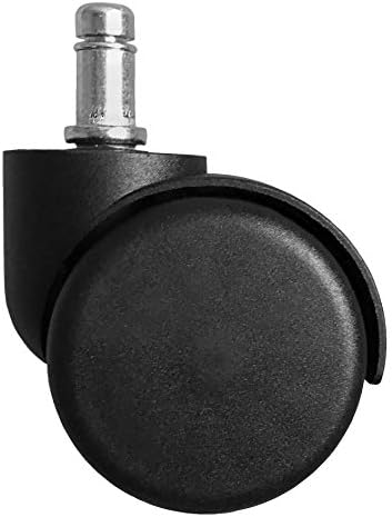 Heavy Duty Office Chair Casters - 500lbs Capacity - Set of 5 - S5490-5