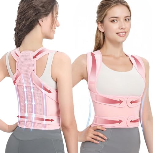 Posture Corrector for Women/Men Adjustable Full Back Brace Support