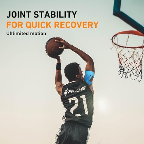KTQUICK Precut Kinesiology Tape for Shoulder, 24 PCS, 20% Stronger Adhesive