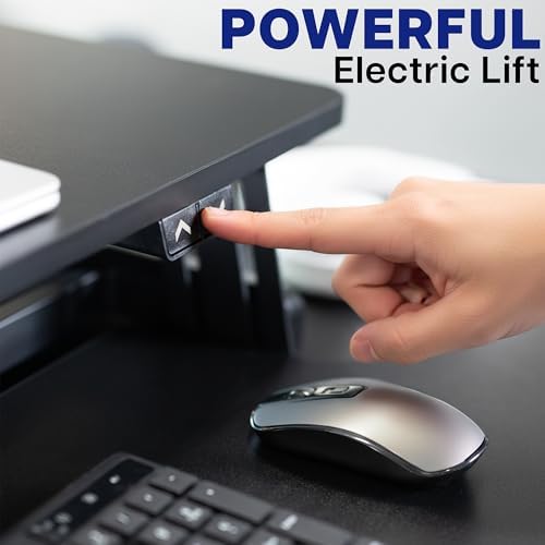 VIVO Black 32 in Electric Standing Desk Converter, DESK-VE32B