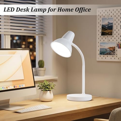 LED Desk Lamps for Home Office, Flexible Gooseneck Eye-Caring Study Lamps