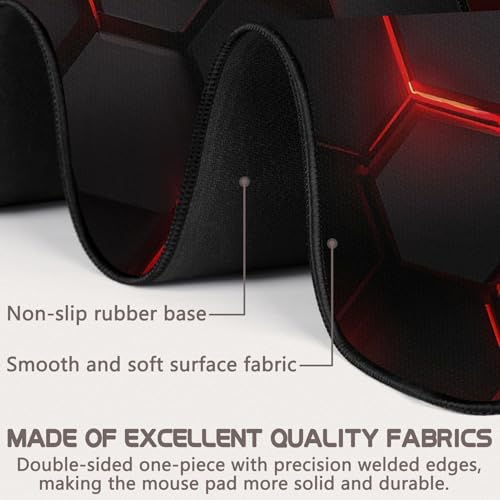 Mouse Pad Gaming - Desk Mat for Keyboard and Mouse - Large Mouse Pads for Desk, Gaming Mousepad with Non-Slip Base, Desks Pad (31.5" X 11.8") for Game, Office and Home