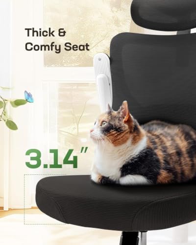 Marsail Ergonomic Office Chair with 3D Armrests, Pack of 5