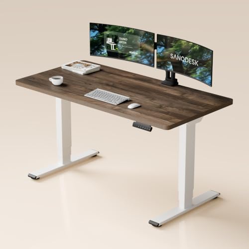 SANODESK Dual Motor Standing Desk 220lbs Height Adjustable Desk