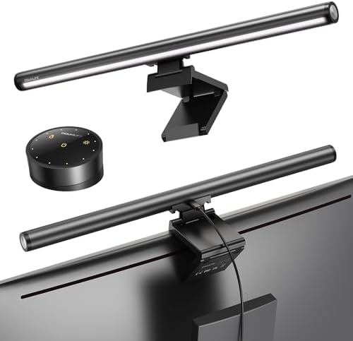 Douxlife Monitor Light Bar, Eye-Care Computer Monitor Lamp