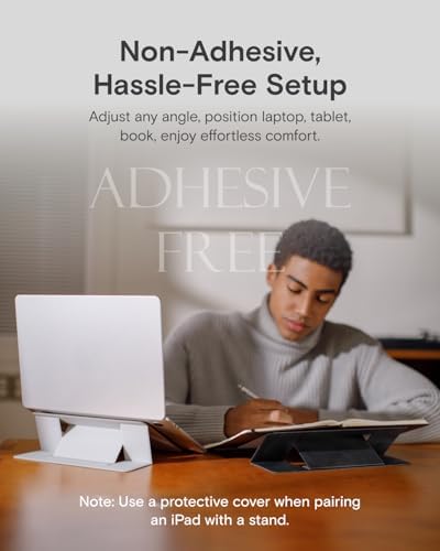 MOFT Invisible Laptop Stand, Stick-Free Tablet&Laptop Riser for Mobile Work
