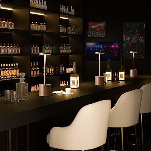 Cordless Table Lamp Rechargeable,Battery Powered LED Outdoor Table Light