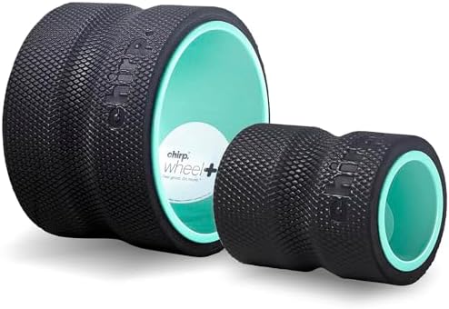 Chirp Wheel+ Foam Roller 2-Pack, Back & Neck Pain Relief, Mint