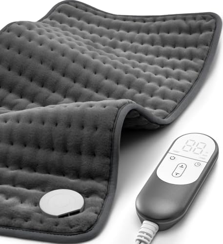 VALGELUIK Heating Pad for Back Pain Relief, 12"x24" Electric Heat Pad Gifts