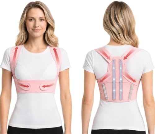 Back Brace Posture Corrector for Women - Upper Back Under Clothes Invisible