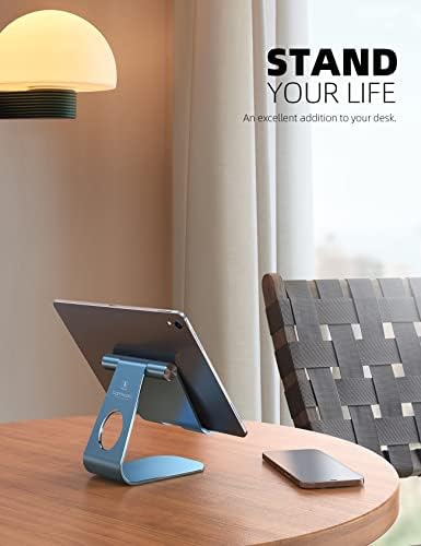 Lamicall iPad Stand Adjustable Tablet Holder, Sturdy Aluminum, Multi-Angle