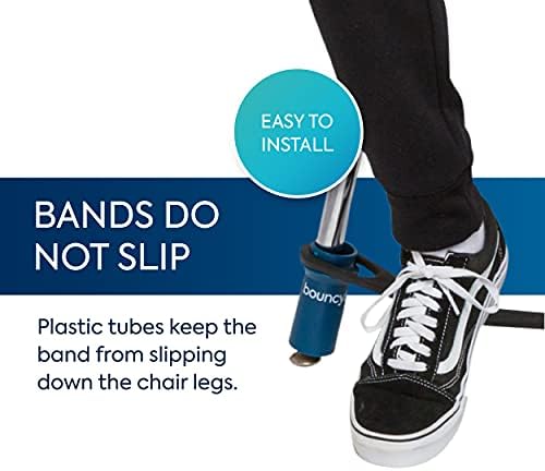 Bouncyband Original Bouncy Bands for Chairs, Blue, 1 Pack –Chair Bands