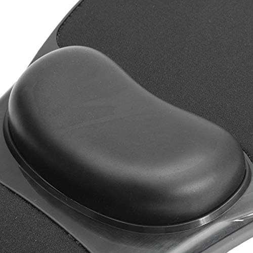 Home Office Computer Arm Rest Chair Armrest Mouse Pad Mat Wrist Support Black (Please Measure Chair arm Rest Size and Confirm Our Straps Size Before Ordering)