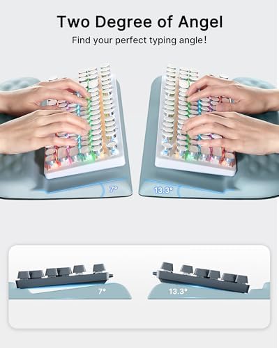 Laborio Wrist Rest with Keyboard Stand Ergonomic Computer Wrist Support Pad