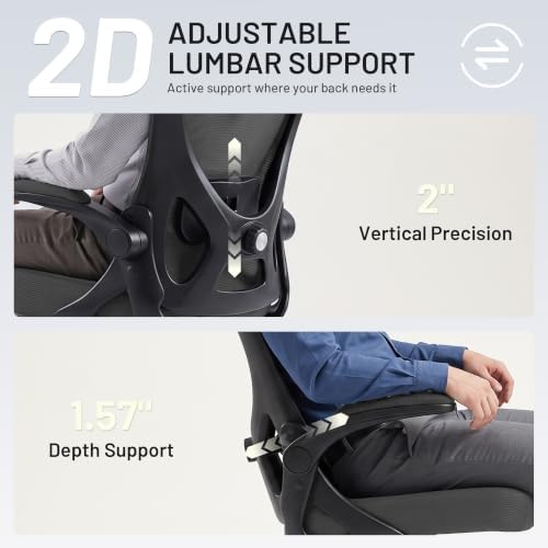 AreShark Ergonomic Office Chair - Mesh High Back Desk Chair Headrest Lumbar