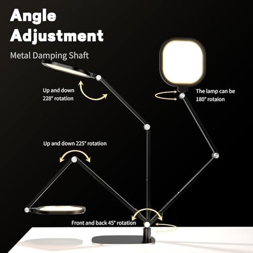 LitONES LED Desk Lamp for Home Office, Soft Edge-lit Design, Modern Style