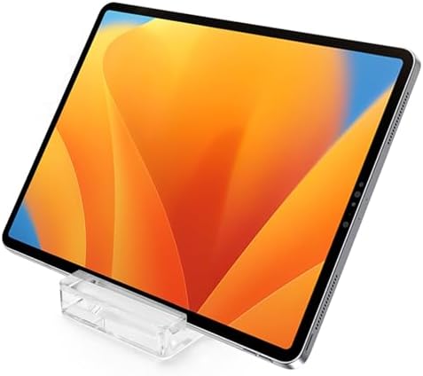Transparent Acrylic Tablet Stand, Portable Phone Holder for Desk Use