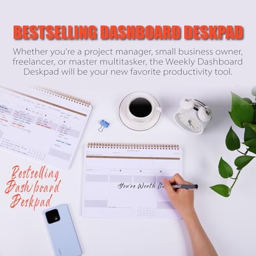 ZERONE CENTRE Weekly Productivity Planner for Overall Task Management