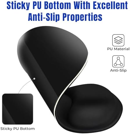 Custom Mouse Pad with Wrist Rest, Personalized Photo Ergonomic Mousepad